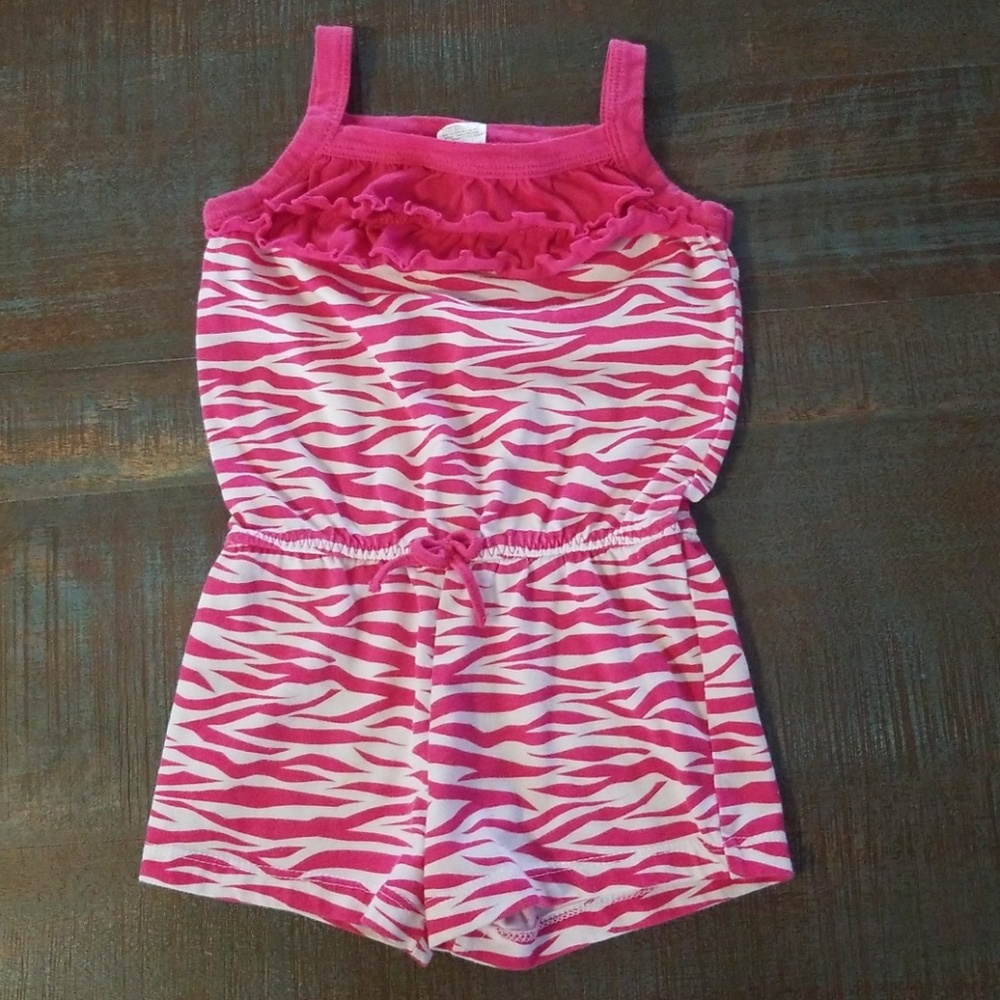 2T Pink Zebra Romber Outfit